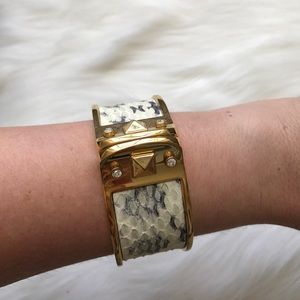 Stella & Dot Snakeskin Statement Cuff